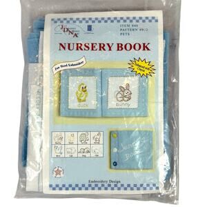 Vtg Jack Dempsey Needle Art Cloth Nursery Book Kit Crafting Sewing